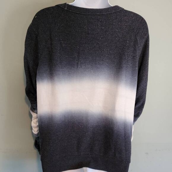 Chaser Ombre Knit Shirred Long Sleeve Sweater size Large - Picture 2 of 7